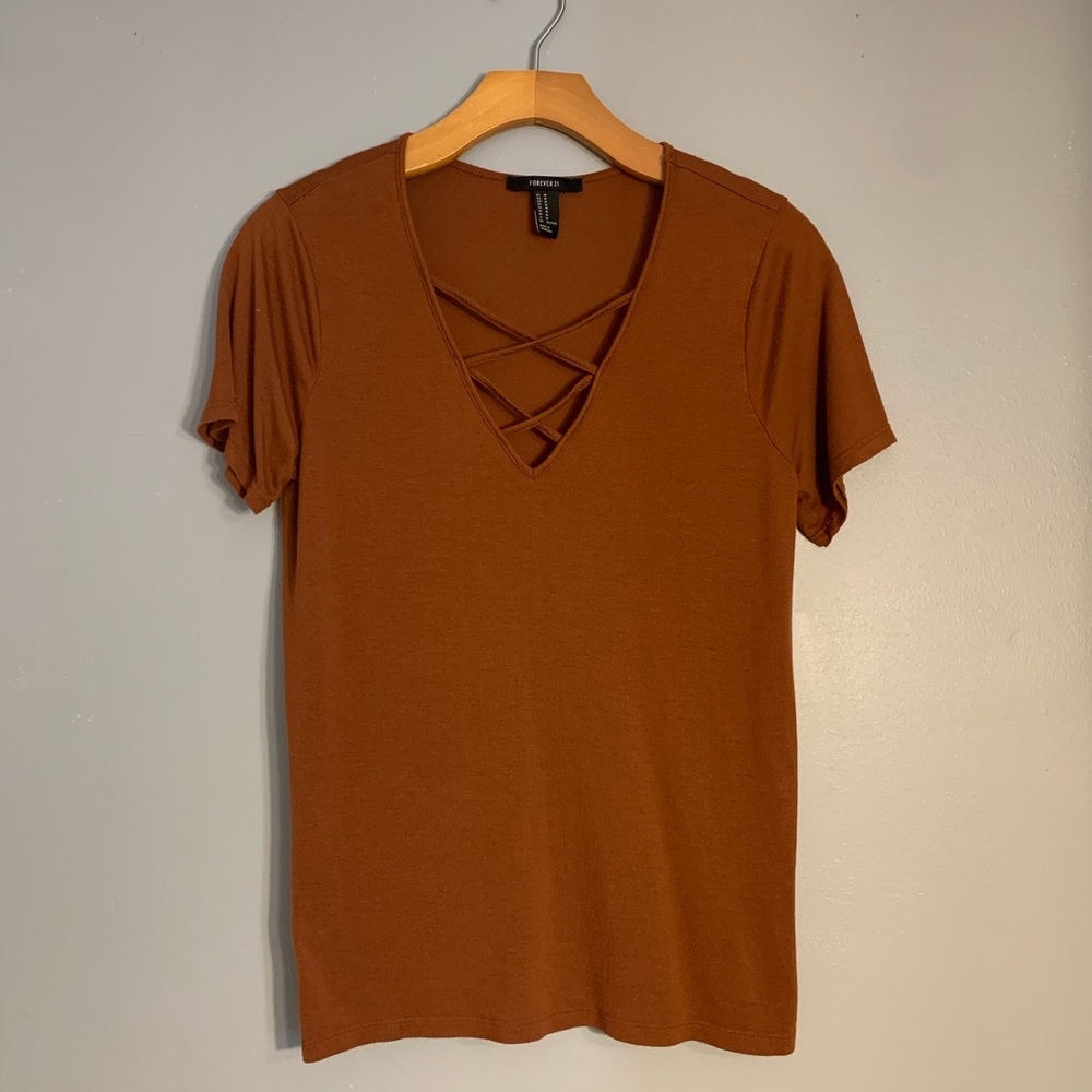 Forever 21 Burnt Orange Shirt M